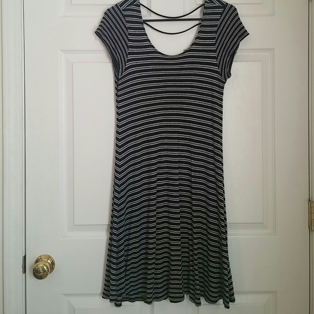 Striped t-shirt dress